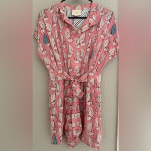 Maeve Romper - Nautical pattern